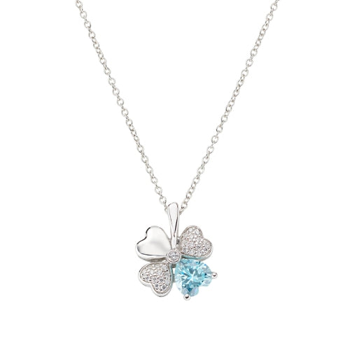 Quadricuore Magnetic Necklace in Sterling Silver
